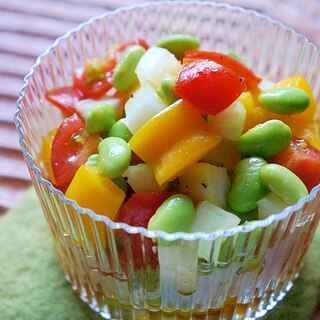 すし酢で簡単♪いろいろ野菜のころころマリネ